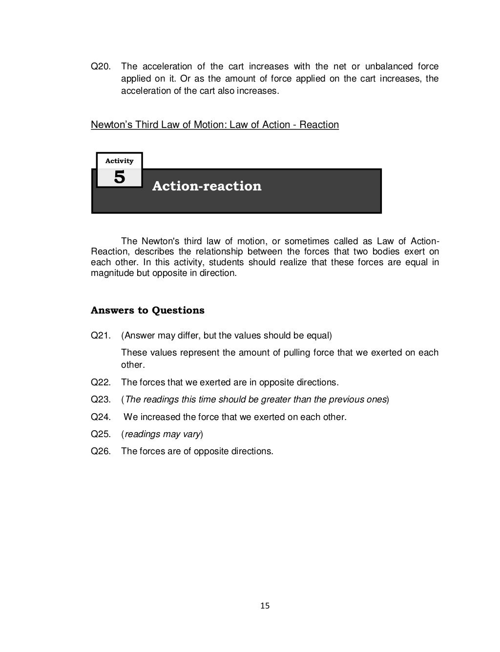 Teacher guide grade 8