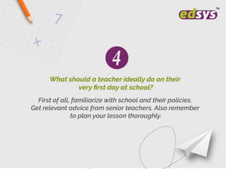 30+ Teacher Interview Questions and Answers | PPTX