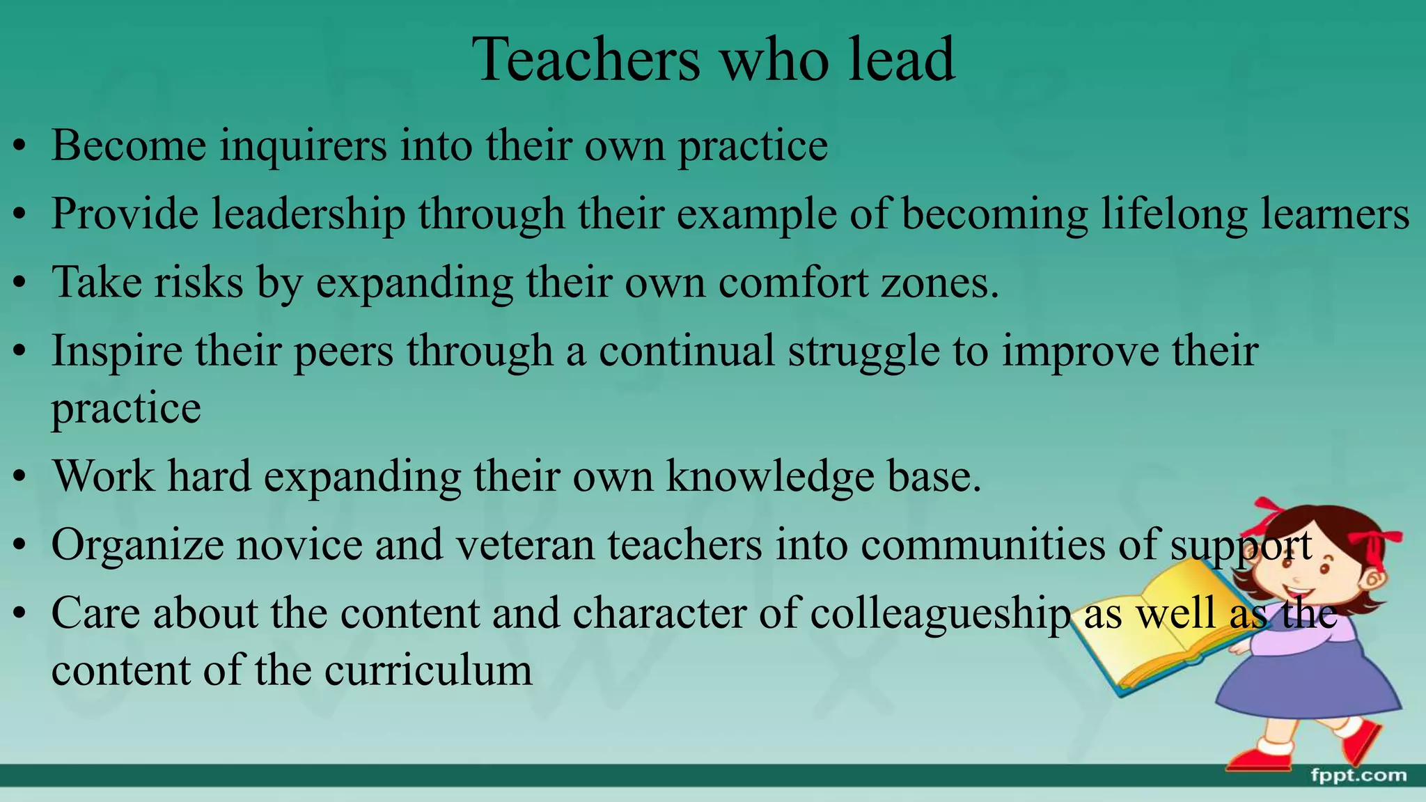 Teacher leadership ppt | PPTX