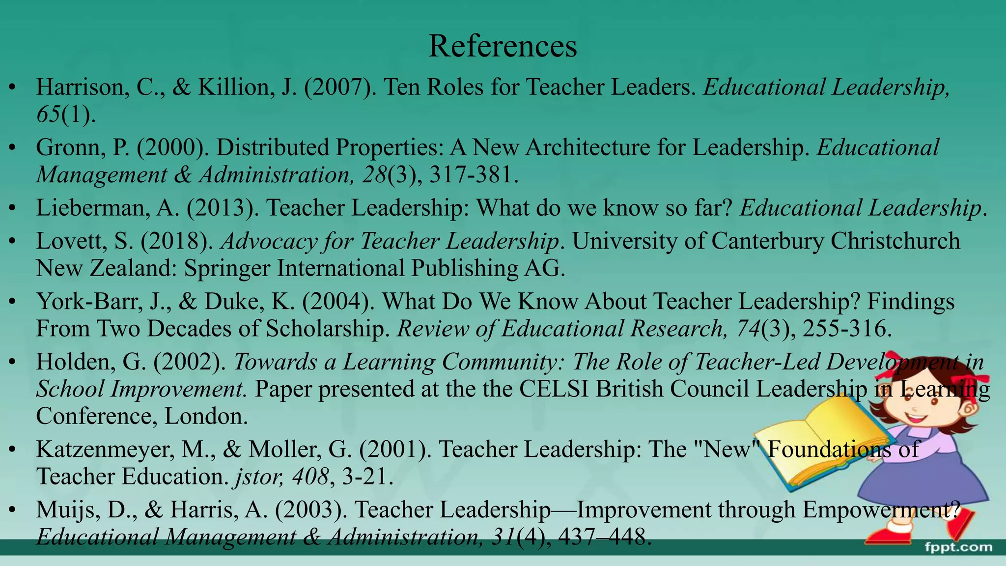Teacher leadership ppt | PPTX