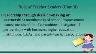 Superintendent's Teacher Leader Academy - ppt download