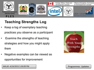 Teacher Portfolio