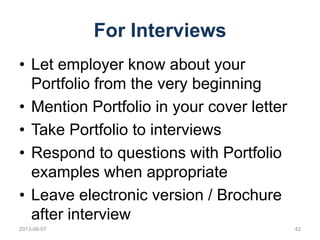 Teacher Portfolios