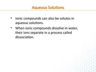 Understanding Reactions in Aqueous Solutions: Types and Equations | PPTX