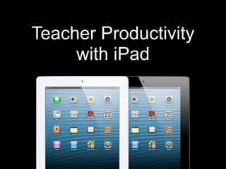 Teacher Productivity
     with iPad
 