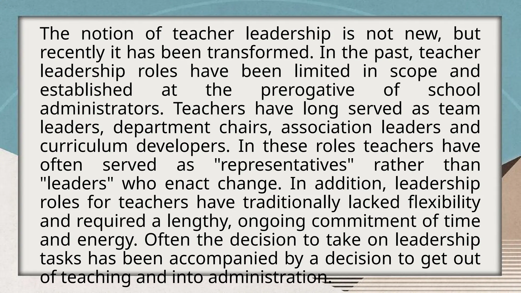 TEACHERS-AS-LEADERS, How to become a leader | PPTX