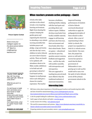 Inspiring Teachers | PDF