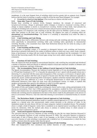 Teachers’ code switching in a content-focused english as a second ...
