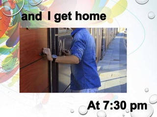 Teacher's daily routine