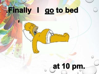 Teacher's daily routine