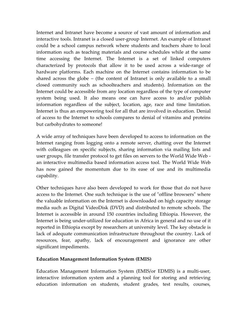 An essay about teachers