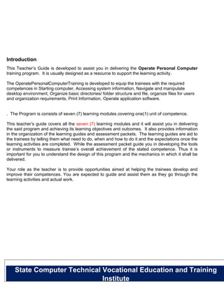 Teacher's guide final | PDF