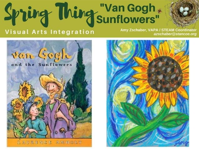 vincent van gogh sunflowers for kids