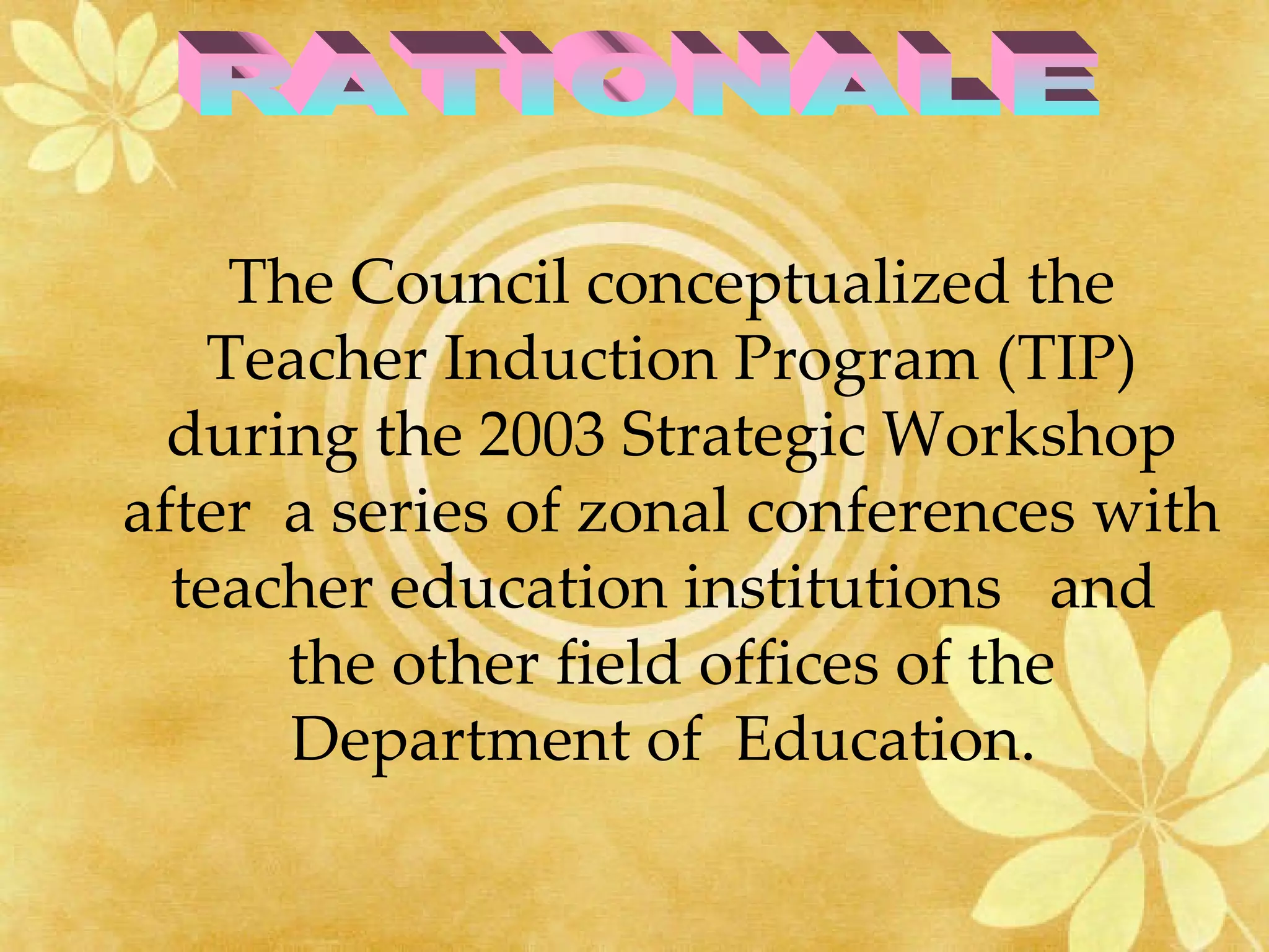 Teacher's Induction Program | PPT