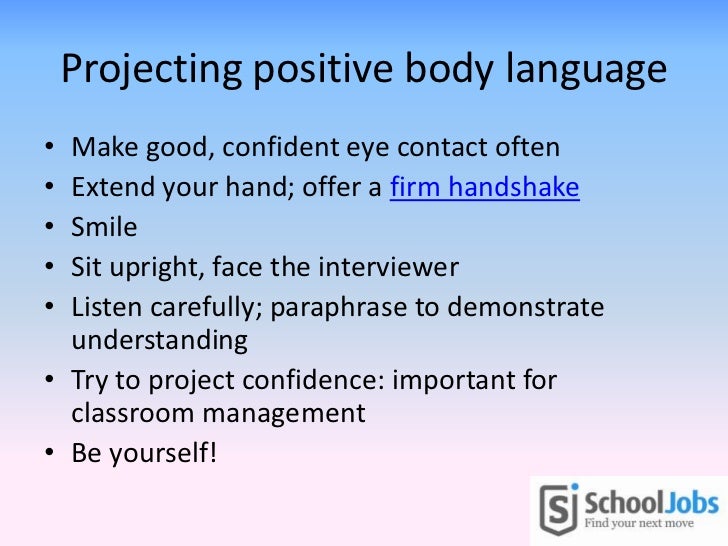 good interviewing skills