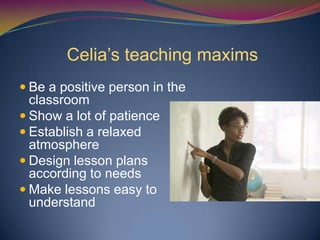 Teachers’ maxims in language teaching | PPTX