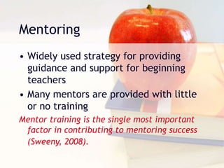 Teachers mentoring teachers | PPTX