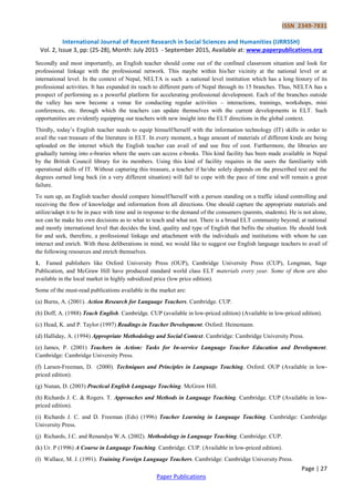 Teachers Of English Language At The Crossroads | PDF