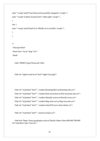 Teachers record management system project report..pdf
