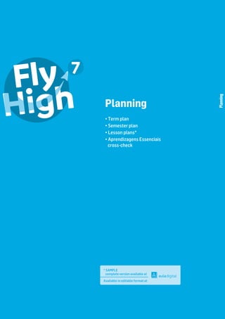 Planning
Planning
• Term plan
• Semester plan
• Lesson plans*
• Aprendizagens Essenciais
cross-check
* SAMPLE
complete version available at
Available in editable format at
 