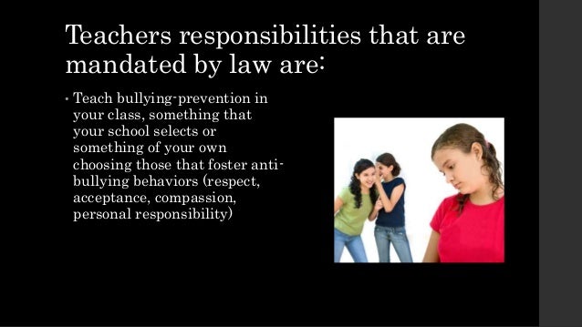Nj Anti Bullying Law Teacher Mandates