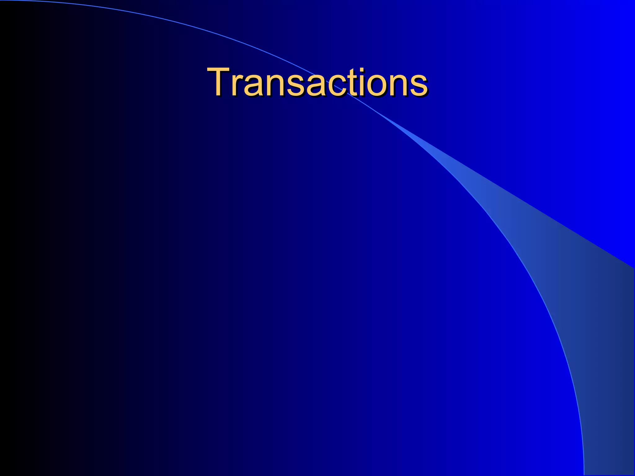 Transactions 
