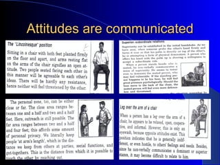 Attitudes are communicated 