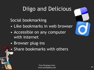 http://edu.glogster.comOnline poster makerUpload video, sound, and image fileshttp://dawnwalker.glogster.com/aw-root-beer/Free Template from www.brainybetty.com17