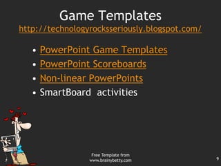 Other polling toolshttp://wiffiti.com/http://www.textthemob.com/http://www.wallwisher.com/Free Template from www.brainybetty.com7