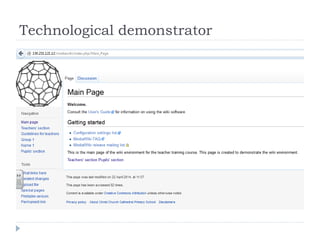 Technological demonstrator
 