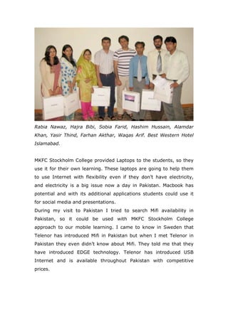 Teacher training workshop in Pakistan | PDF