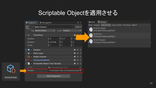 Scriptable Objectを適用させる
92
 