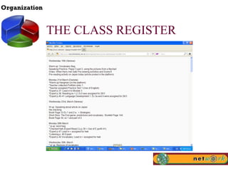 THE CLASS REGISTER 