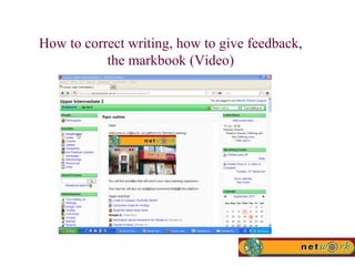 How to correct writing, how to give feedback, the markbook (Video) 