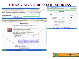 CHANGING YOUR EMAIL ADDRESS 