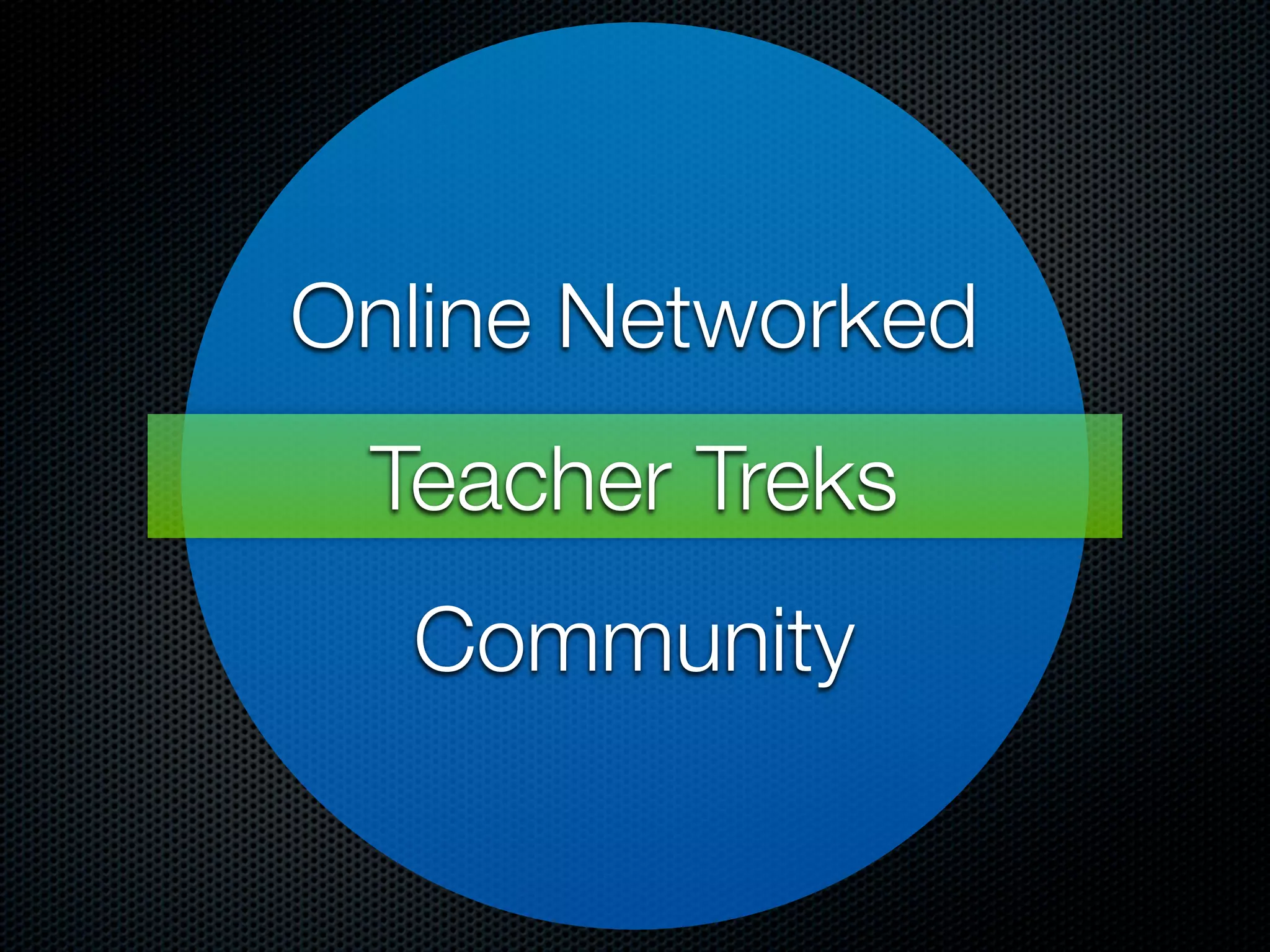 Online Networked
 Teacher Treks
  Community
 