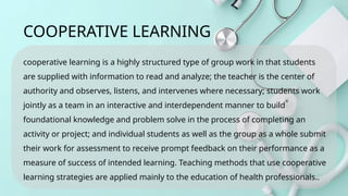Group presentation teaching methods pptkl" | PPTX