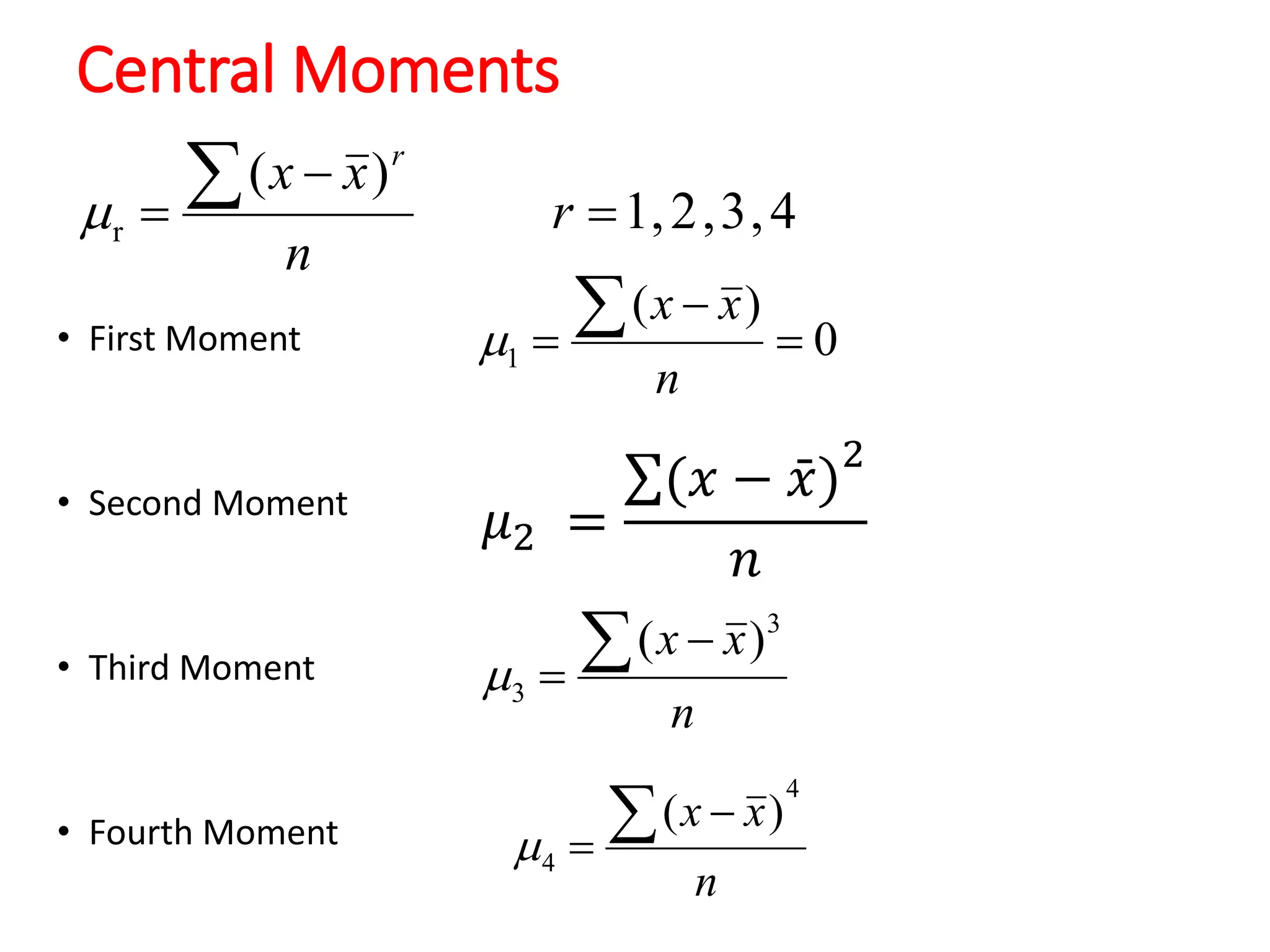 Principle of Statistics | PPTX