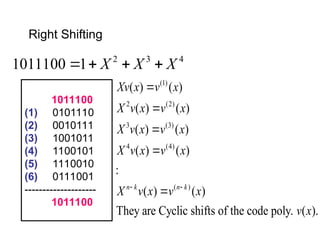 Comprehensive Overview of Cyclic Codes in Channel Coding and Error ...