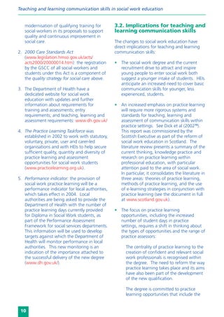 Teaching and learning communication skills in Social Work education | PDF