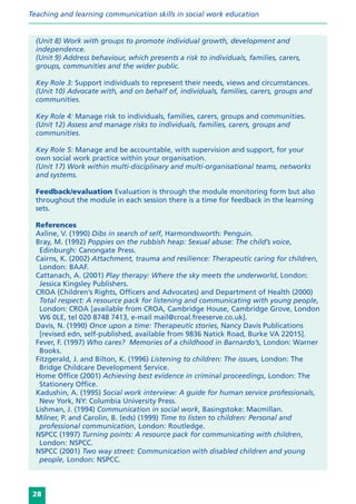 Teaching and learning communication skills in Social Work education | PDF