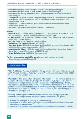 Teaching and learning communication skills in Social Work education | PDF