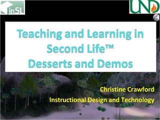 Christine Crawford Instructional Design and Technology 