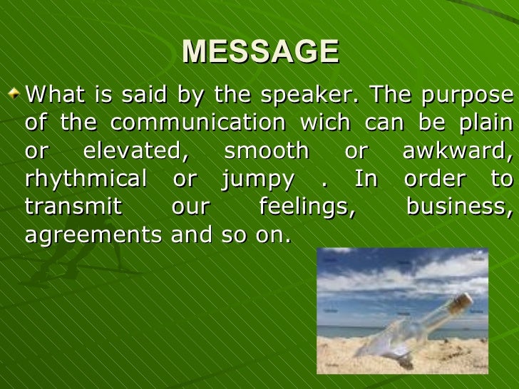 The Communication Process