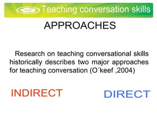 Teaching Conversation Skills | PPT