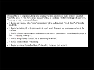 Teaching Digital Composition with Blogs 