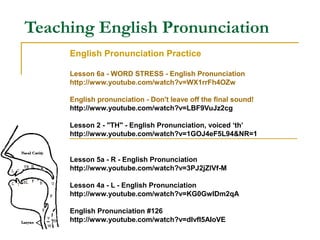 Teaching english-pronunciation