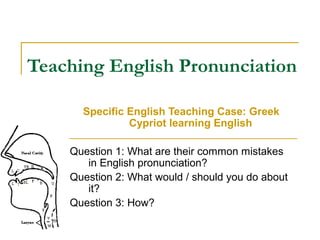 Teaching english-pronunciation