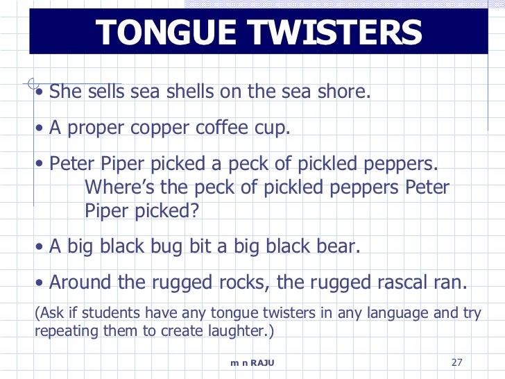 Teaching English Sounds