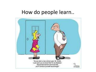 How do people learn..
 